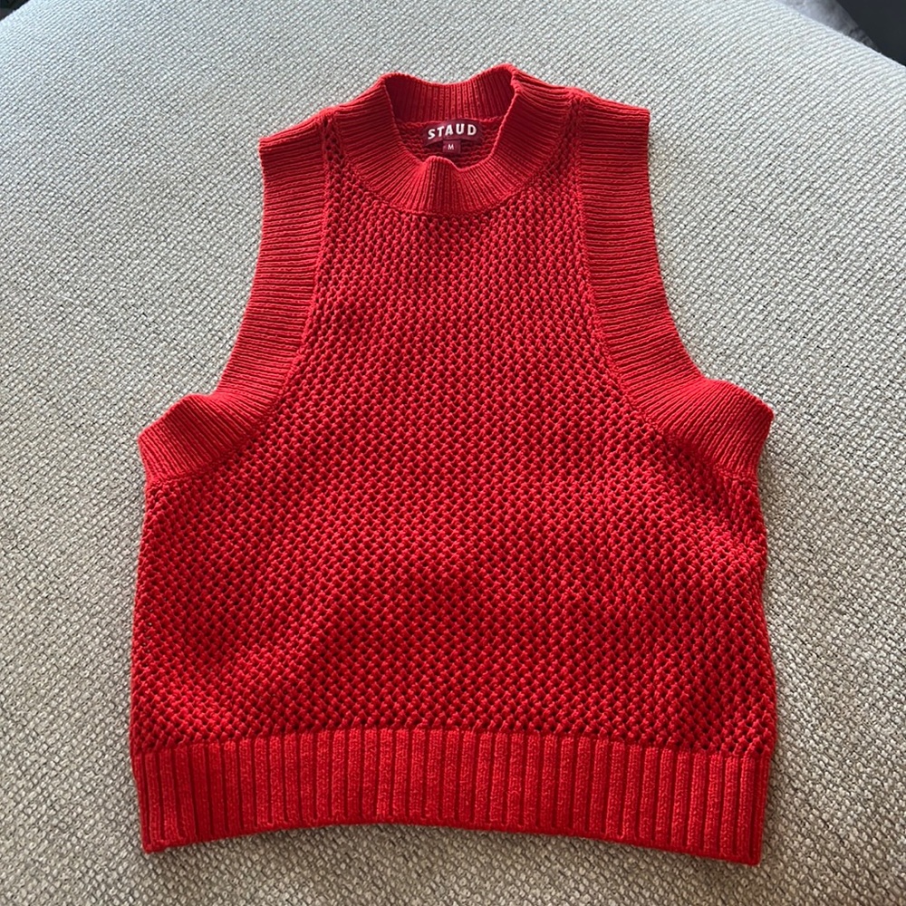 Staud crochet top